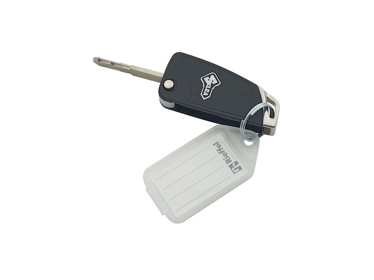 RIEFFEL SWITZERLAND Etiquettes clé 38x22mm KT 1000 NEON GELB neon jaune 100 pcs. (7630010411270)