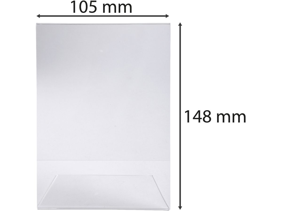 EXACOMPTA Tischaufsteller A6 86058D transparent hoch/quer (9002493109261)