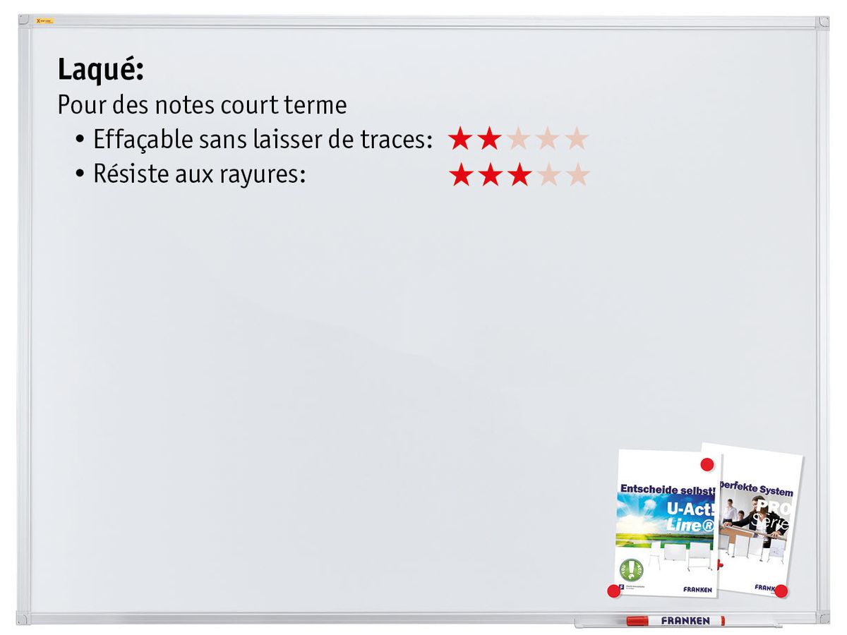 FRANKEN Whiteboard SC2102SB X-tra!Line lackiert 60x90cm (4016946709408)