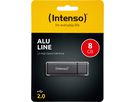 INTENSO USB-Stick Alu Line 8GB 3521461 USB 2.0 antracite (4034303016259)