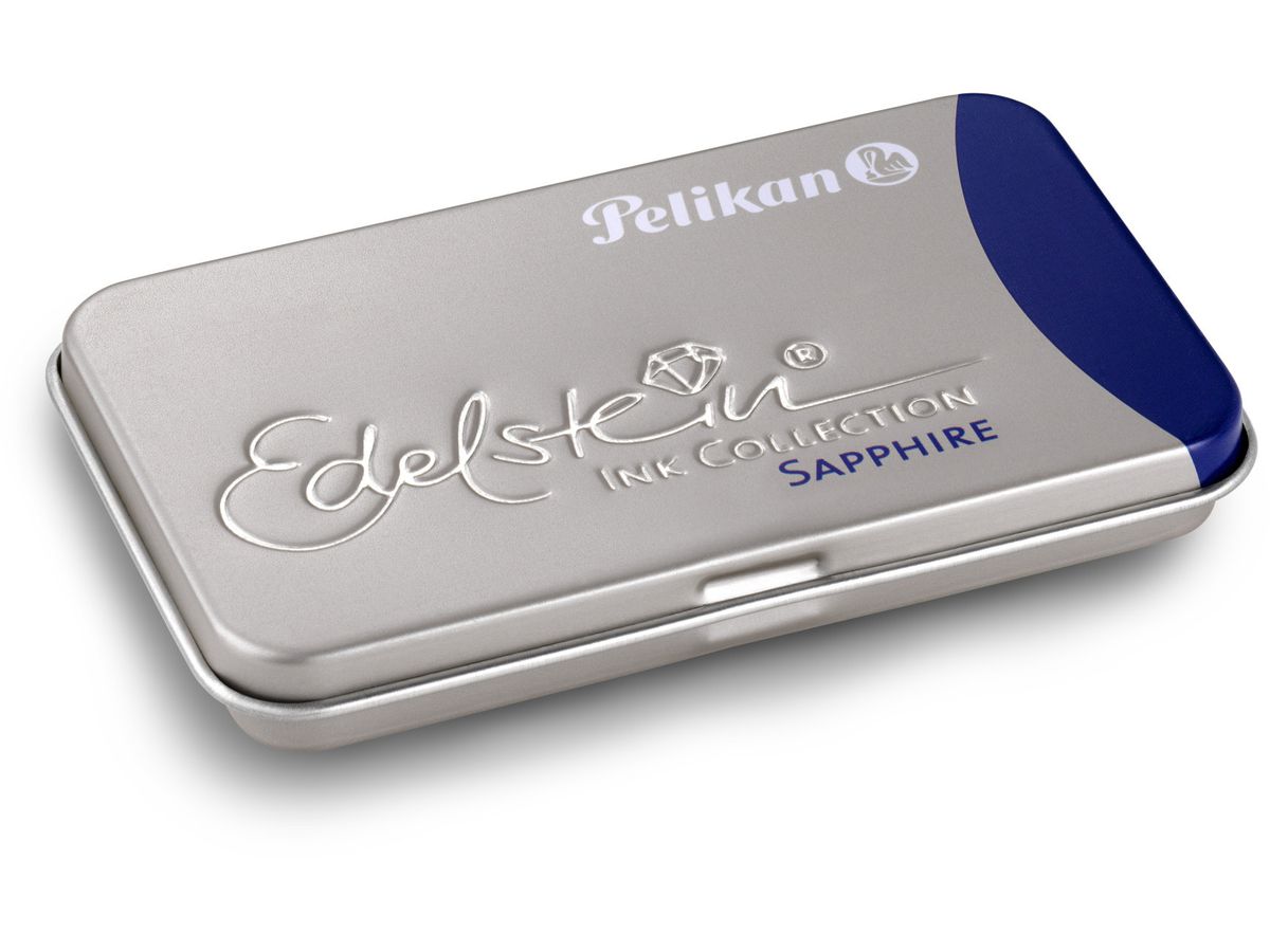 PELIKAN Tintenpatrone Edelstein 339630 blau 6 Stück (4012700339638)