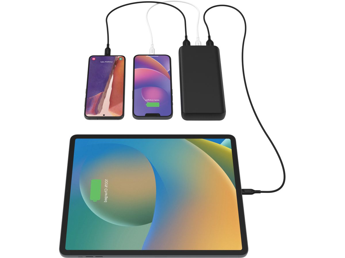 MOPHIE Powerbank 20'000mAh, 20W 401111853 Black, 2xUSB-A, 1xUSB-C (0840056185654)