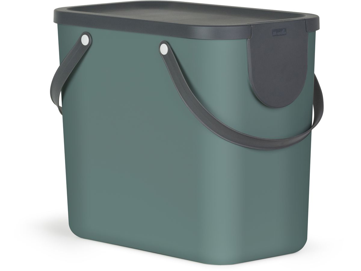 ROTHO Box p. riciclaggio Albula 25lt 1024905092 Mistletoe green 180x332x180mm (7610859202482)