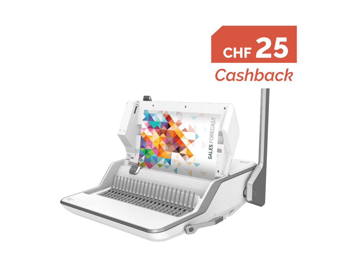 FELLOWES Bindegerät Lyra 3-in-1 A4 5603101 weiss (0043859760411)