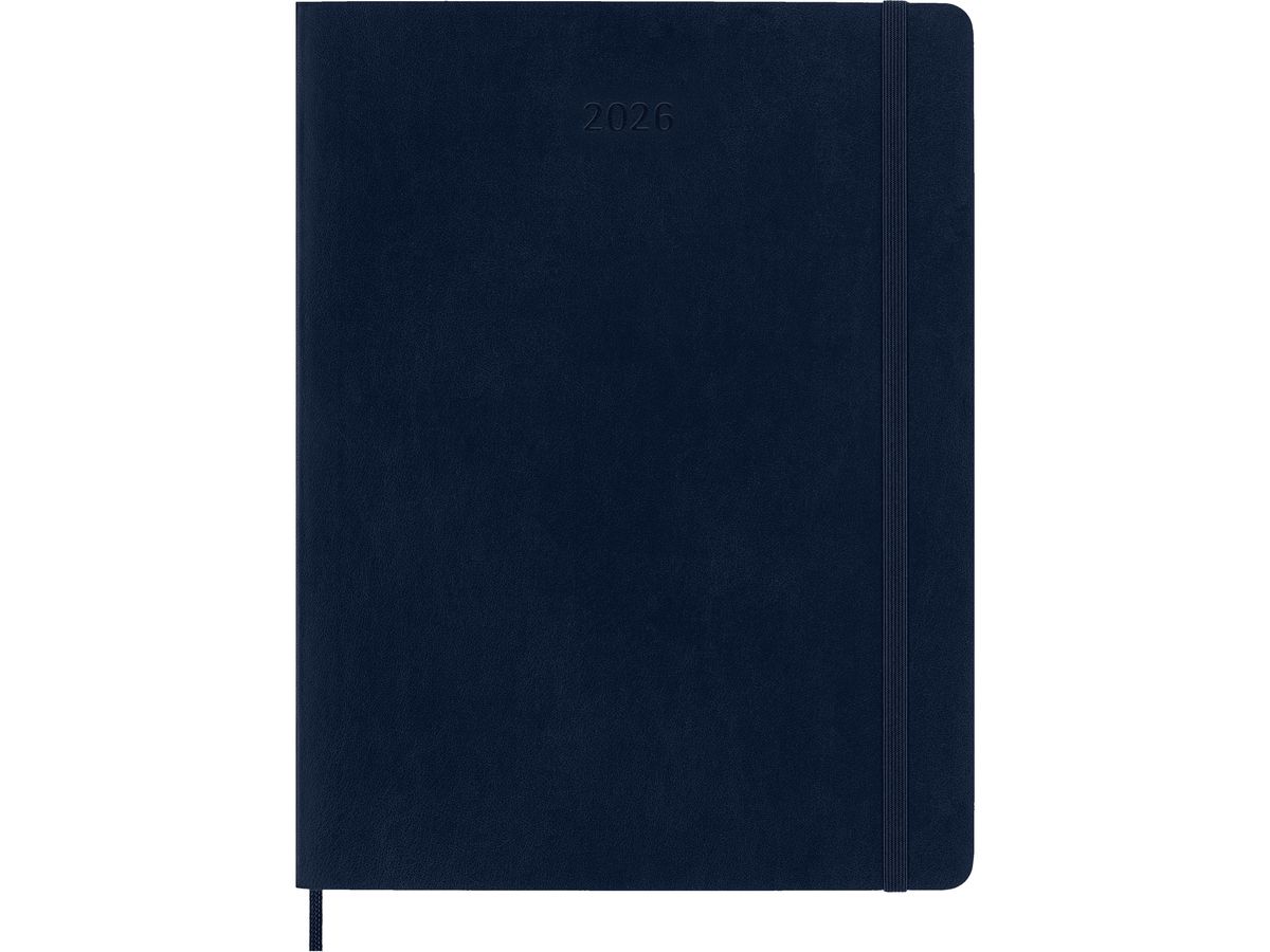 MOLESKINE Agenda Classic X-Large 2026 DSB2012WN4Y26 1S/1P saphir SC 19x25cm (8056999275242)