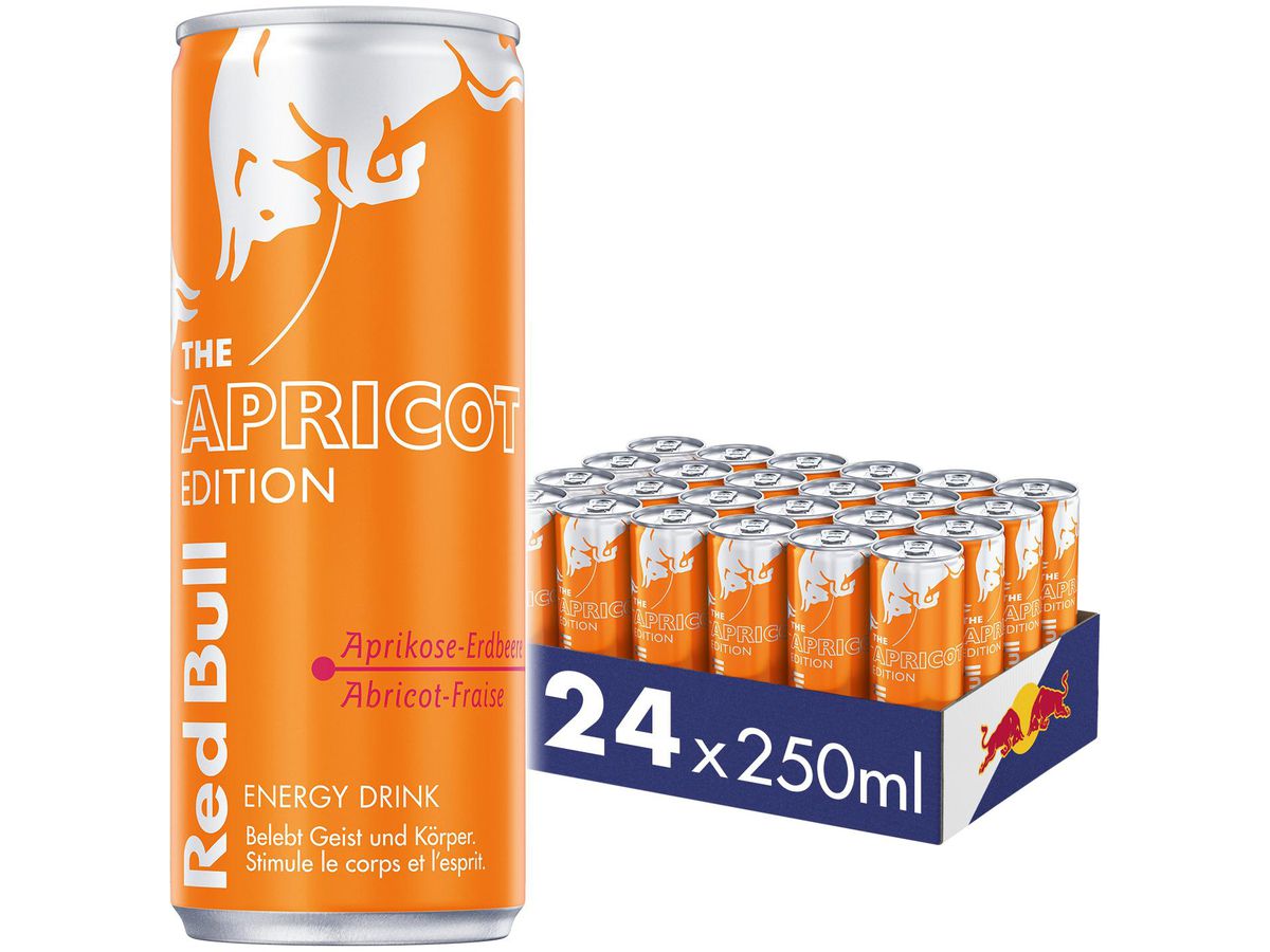 RED BULL Energy Drink Alu RC237868 Apricot Edition 25 cl, 24 Stk. (9002490263652)