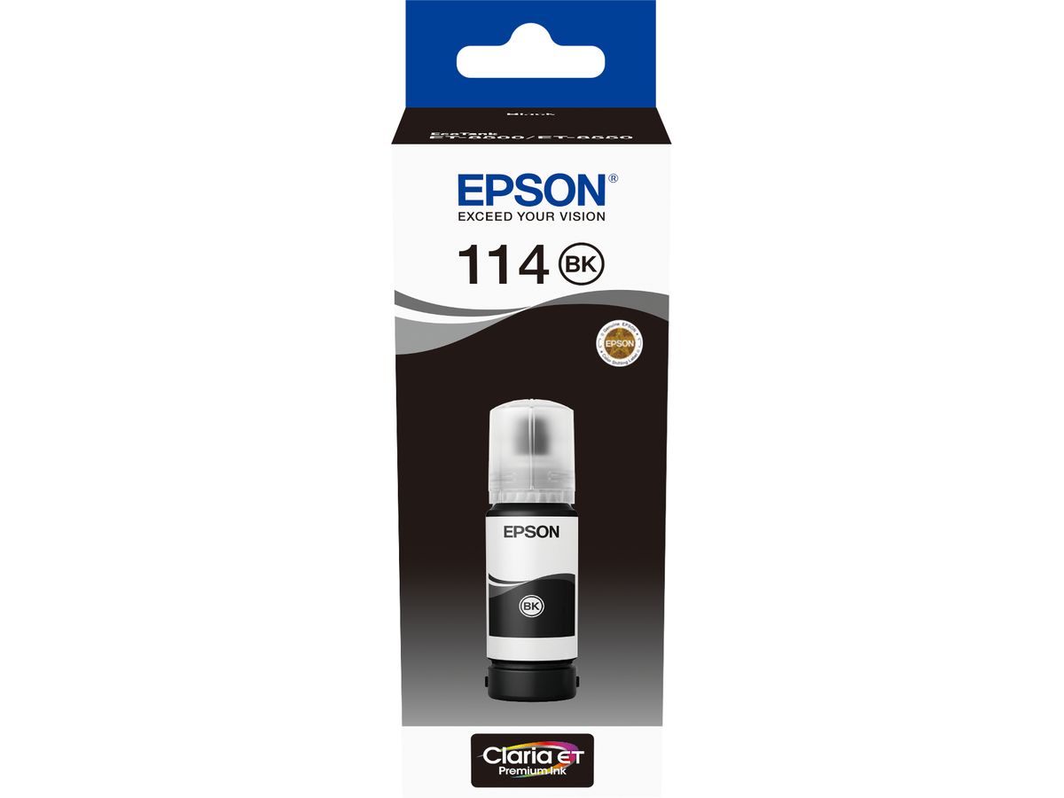 EPSON Flacone d'inchiostro 114 nero T07A140 EcoTank ET-8500 6700 pagine (8715946687285)