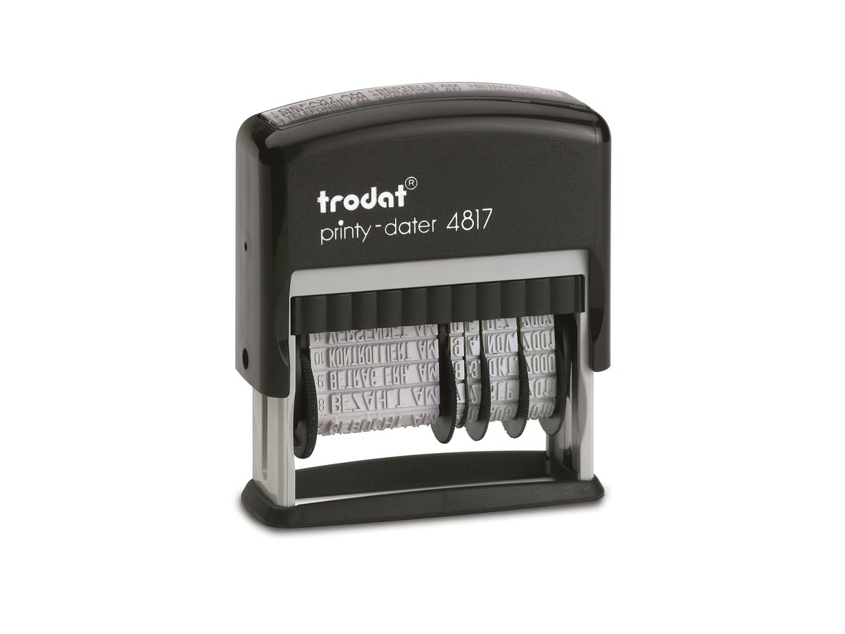 TRODAT Tampon Printy D 4817D-EK-SC 12 textes 4x46mm (9010835170022)