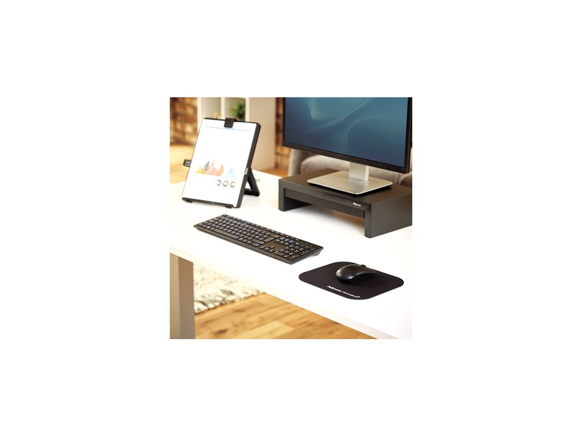 FELLOWES Mausmatte 5933907 antibakteriell schwarz (0043859544028)