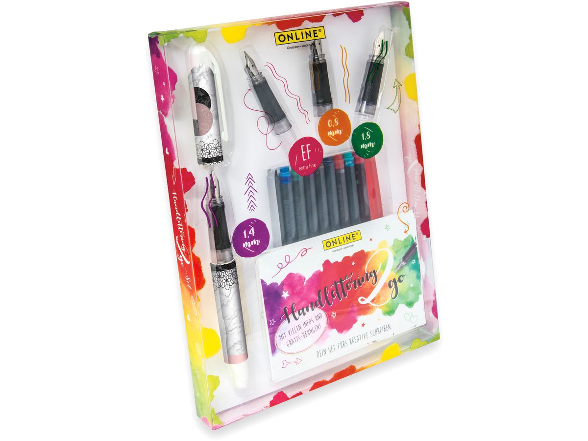 ONLINE Handlettering Set 1.4mm 12398 Soft Marble blau (4014421123985)