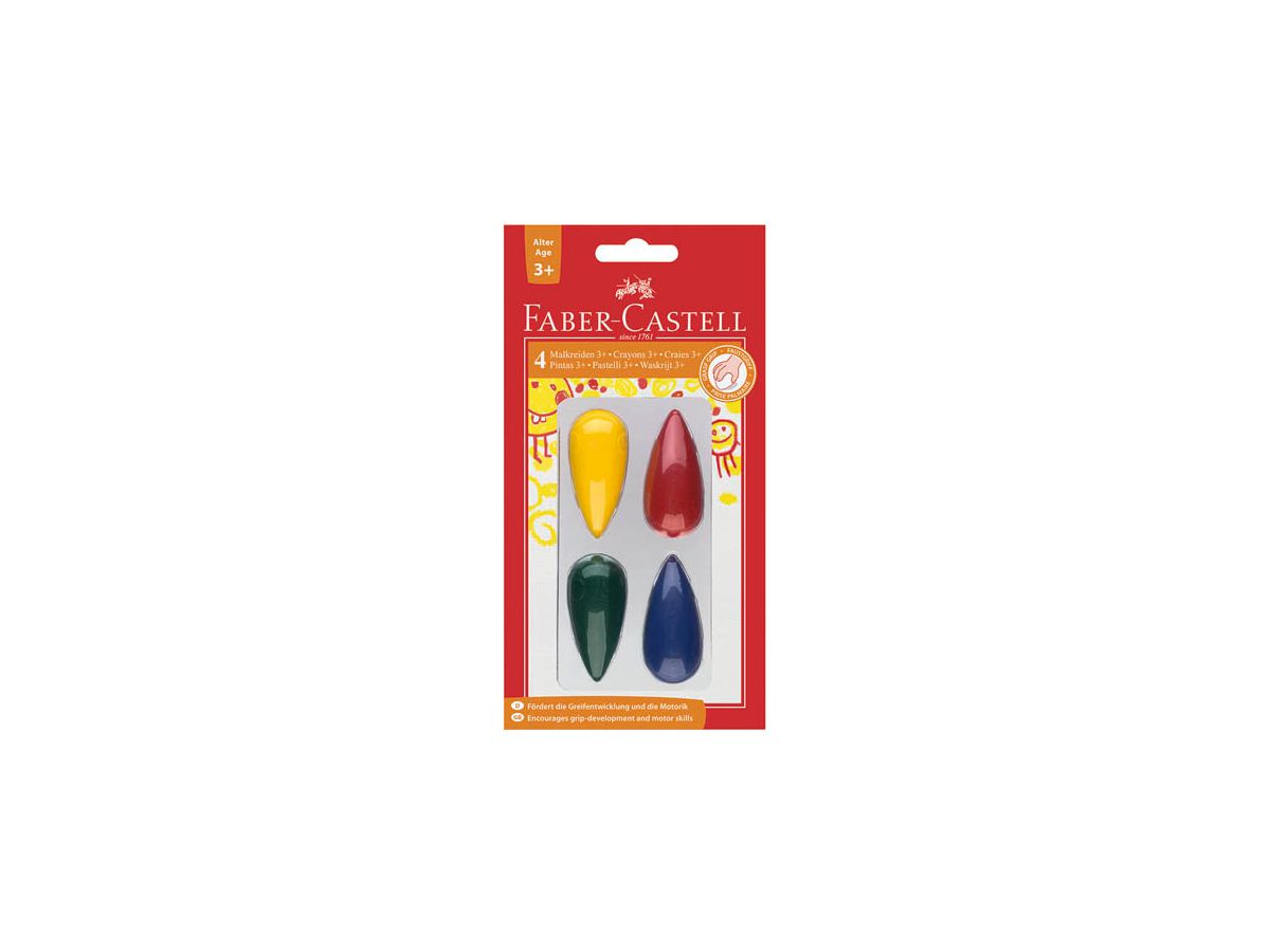 FABER-CASTELL Gesso pere 120405 4 colori (4005401204053)