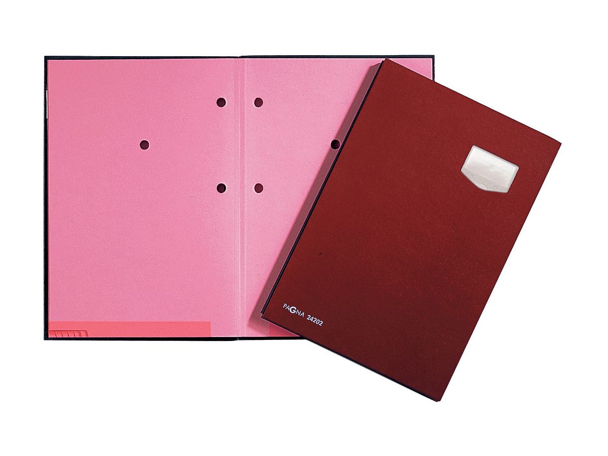 PAGNA Unterschriftenmappe De Luxe A4 24102-01 rot 10-teilig (4013951001275)
