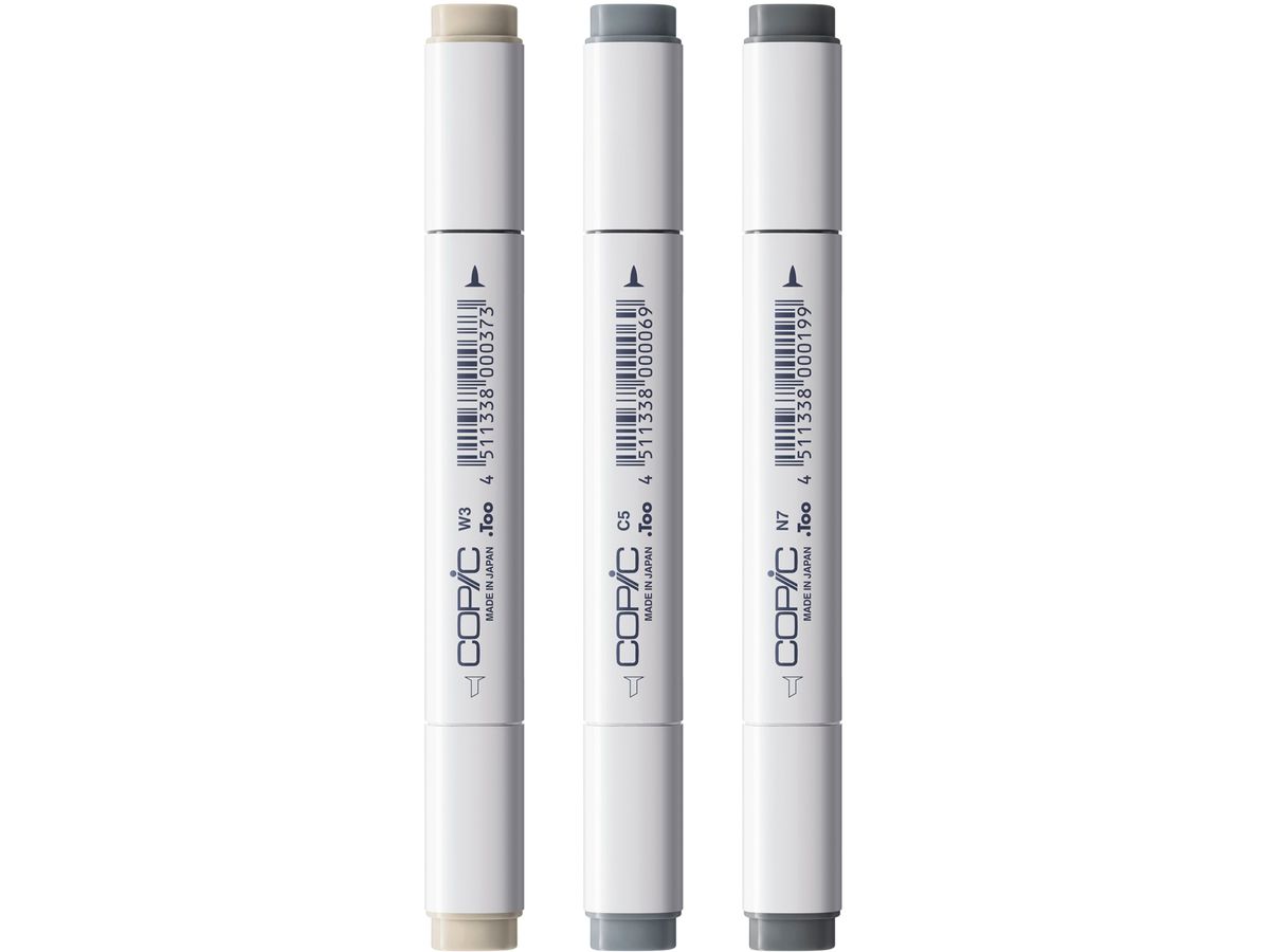 COPIC Marker Classic Designer 200750315 Deep volume tints 3 Stück (4013695268828)
