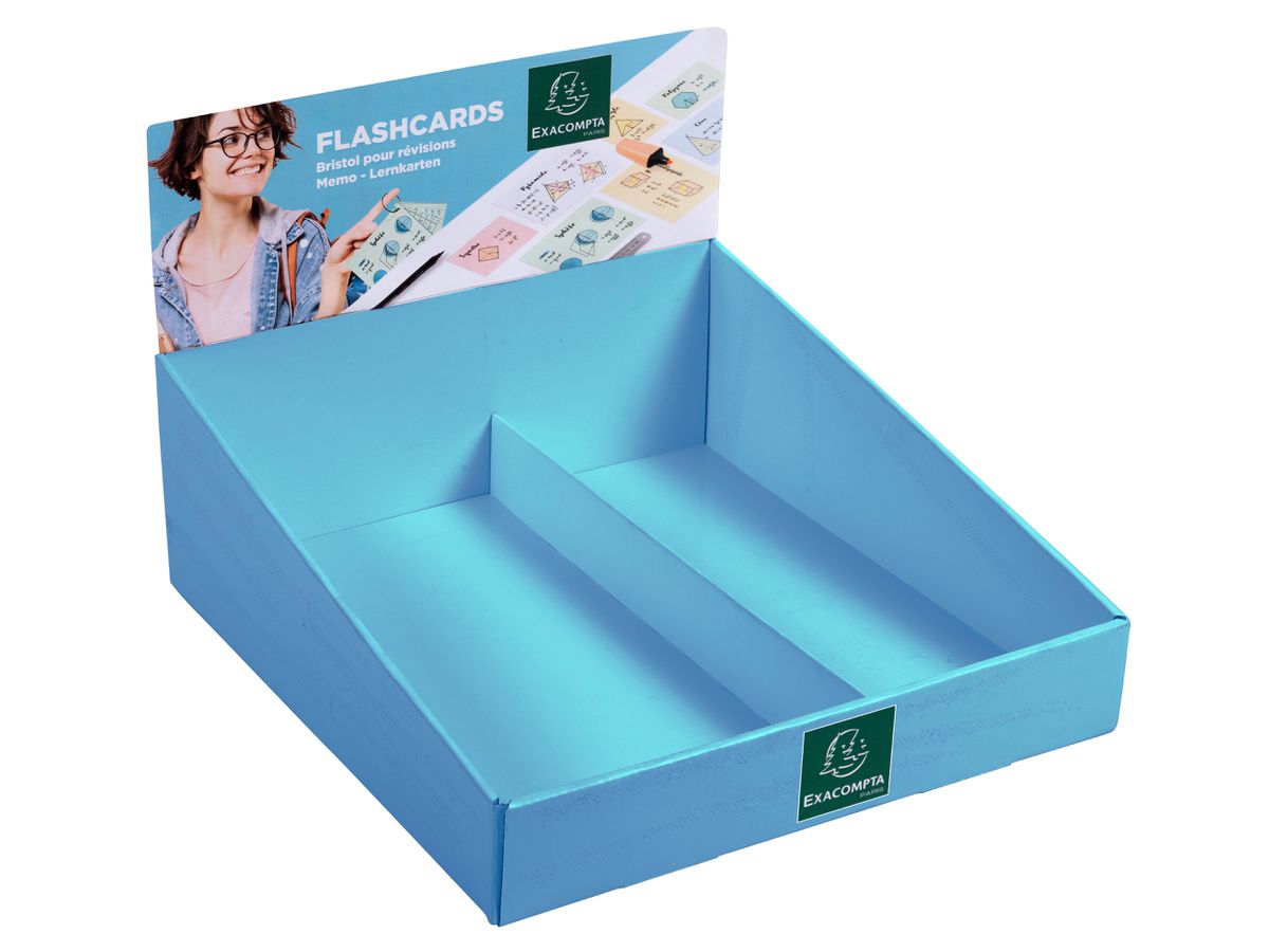 EXACOMPTA Display Flashcards A6/A7 10380E ass. 38PK à 50 pcs. (3130630103806)