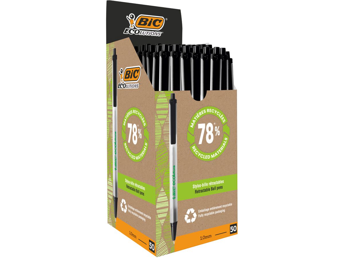 BIC Penna sfera Clic Stic 0,4mm 8806871 nero (0070330178212)