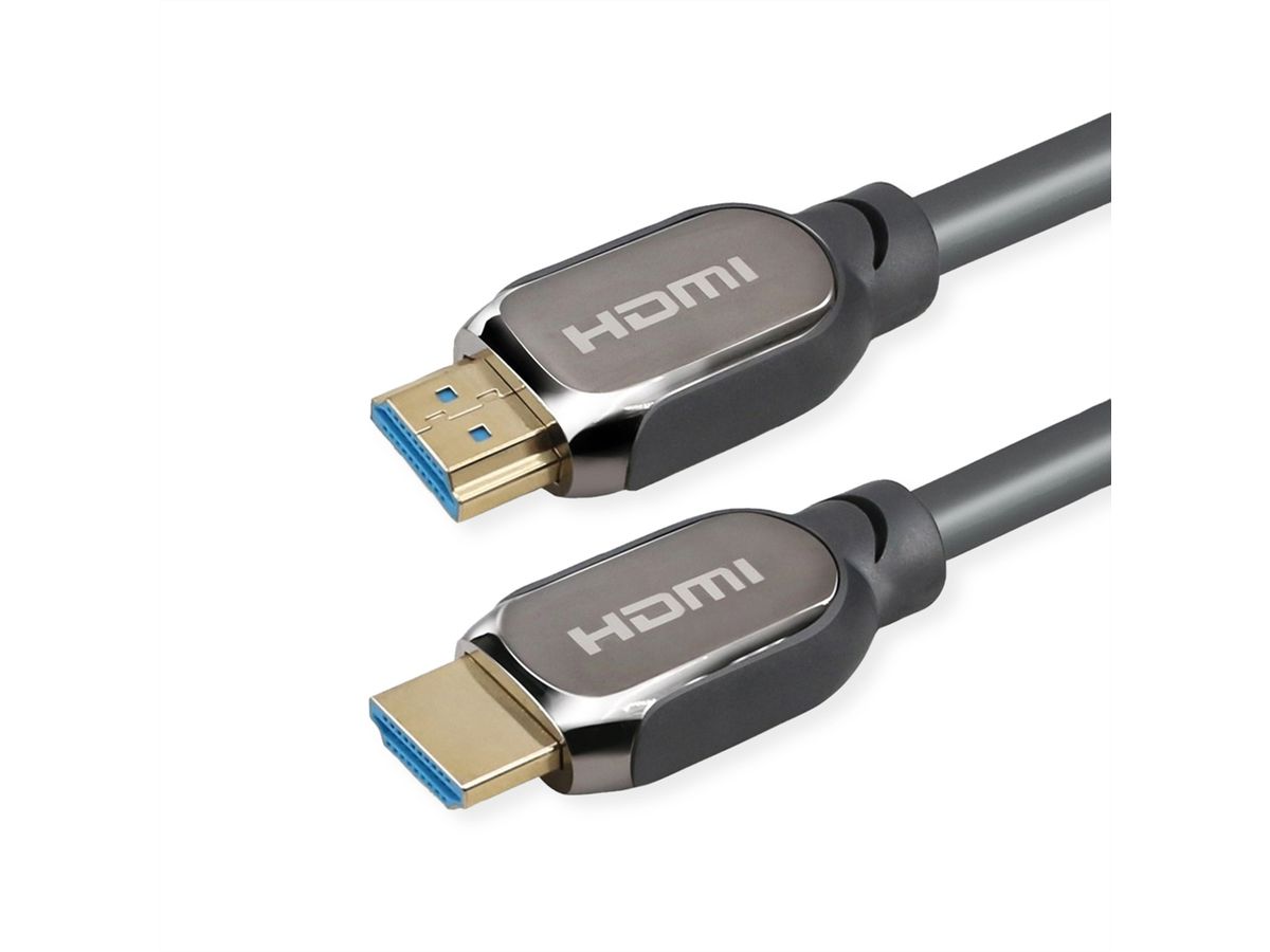 ROLINE HDMI UltraHD Kabel, Eth. 11.04.6010 Black, ST/ST, 4320p, HDR 1m (7630049621756)