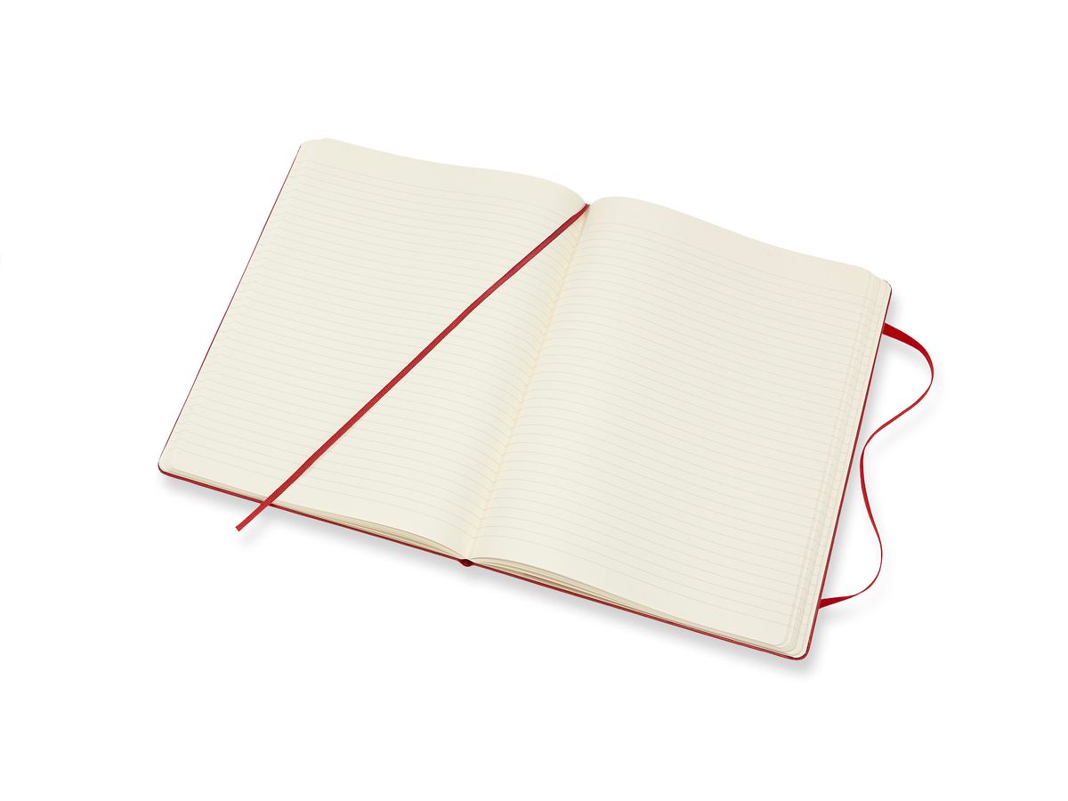MOLESKINE Taccuino XL 855082 rigato,HardCover,scarlet (8055002855082)