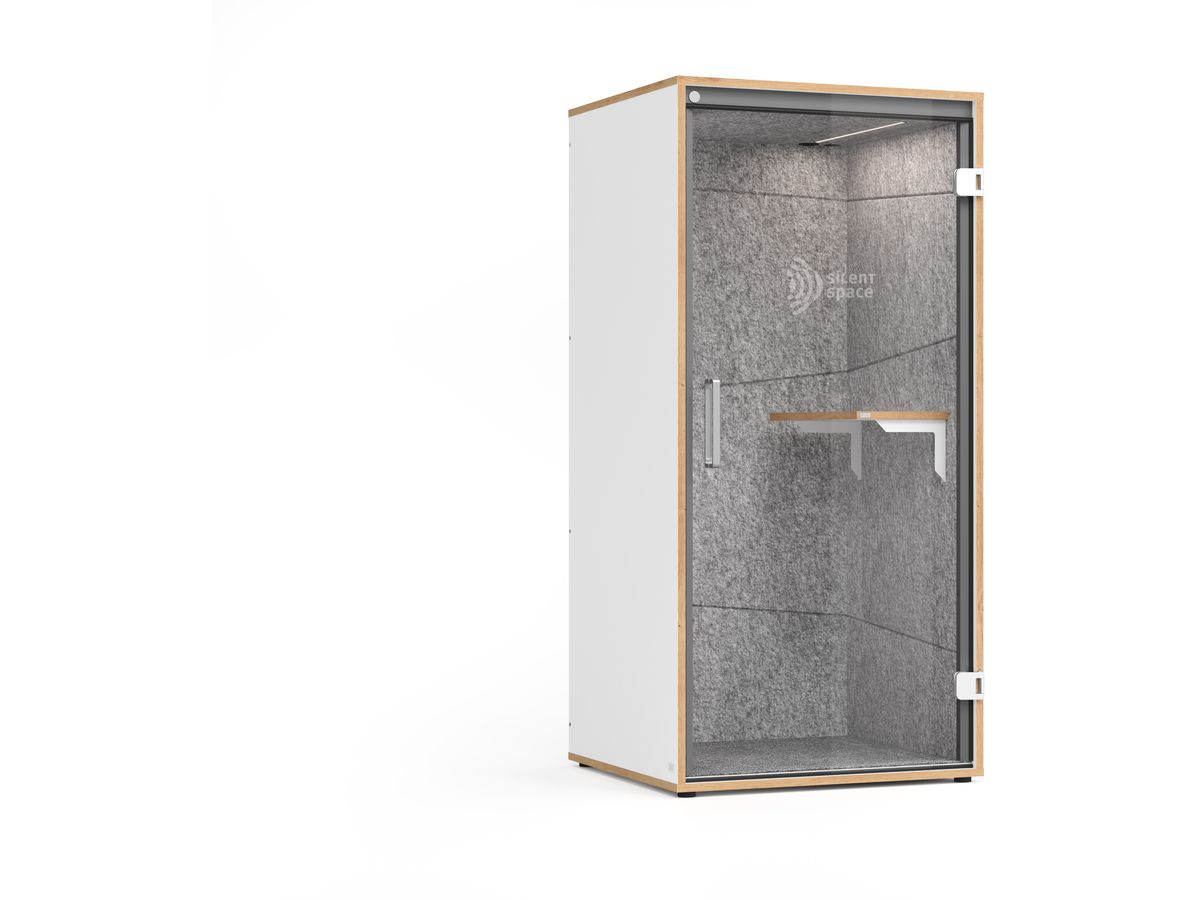 APOLLO MeetingBox Harmony VTBSS1/W/5/T bianco/grigio 103x100x217cm (4032062320952)