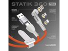 STATIK Statik 360 Pro Mag. Cable PUP-0520-6FT-ORG USB-C to C, 2m, 100W, Navy (0810024058365)