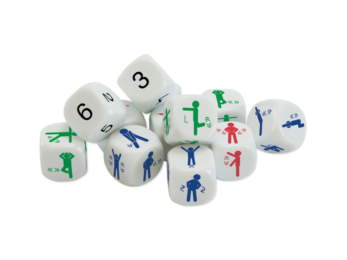 TIMETEX Würfel-Set Bewegung 92604 20mm 12-teilig (4055218926044)