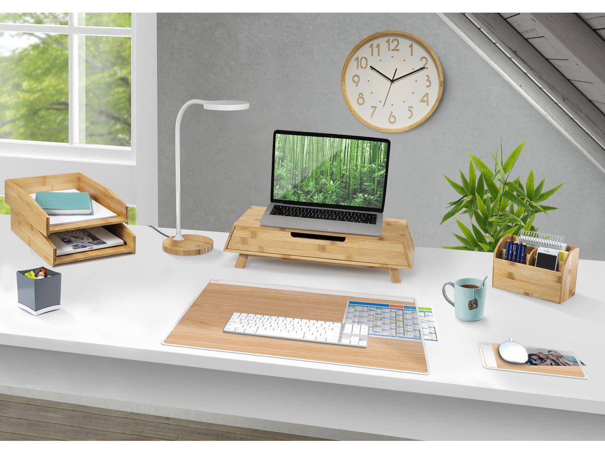 CEP Tischleuchte FLEX CLED-0290Sil Eiche, dimmbar 7W (3462159017013)