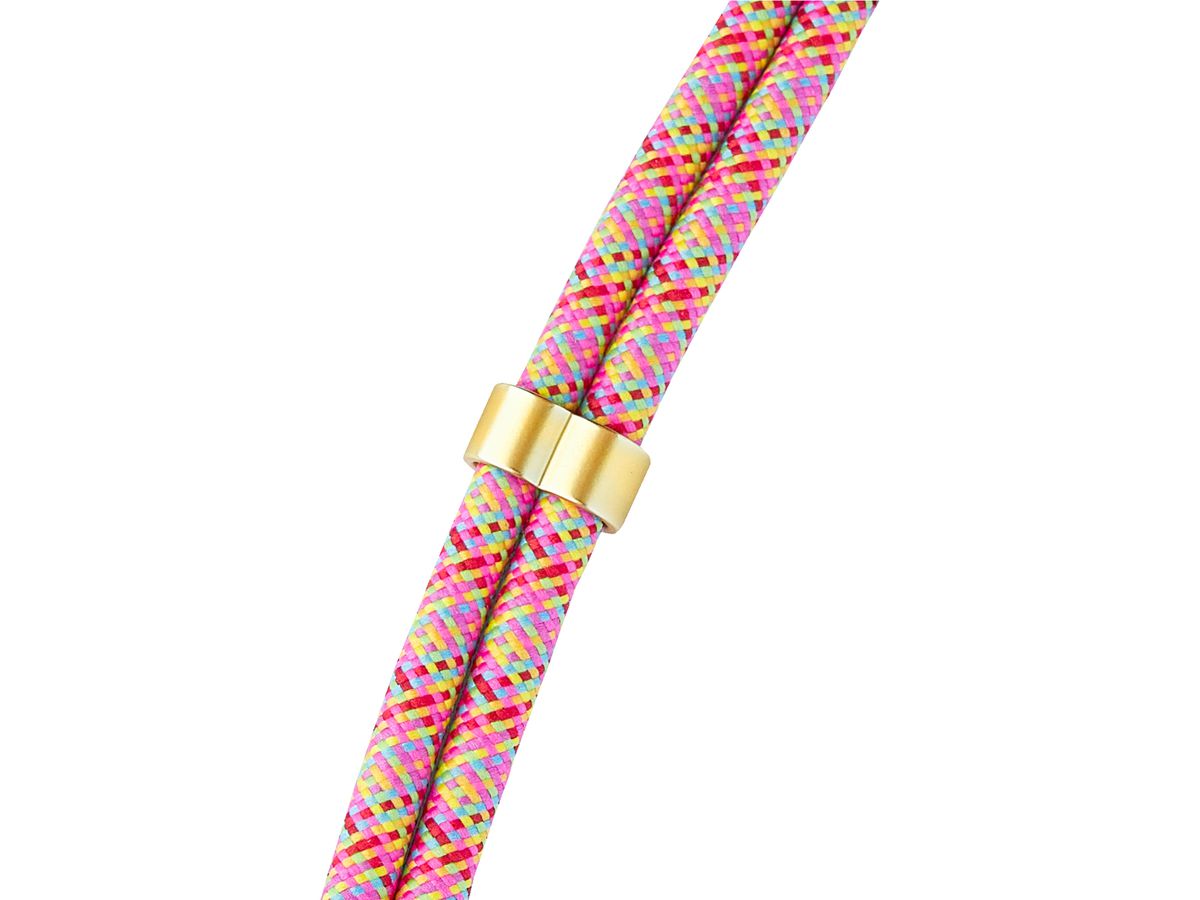 INTENSO Phone Lanyard Charg.Data Cable 7991005 2x USB-C, up to 1.65m neon mix (4034303037223)