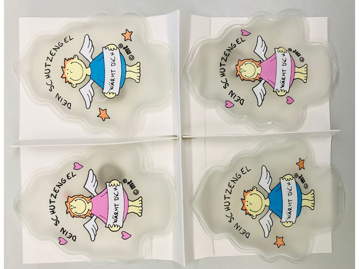 ROOST Taschenwärmer 4er Set 512512.3.4 Schutzengel, ass. 11x9cm (4012899006564)