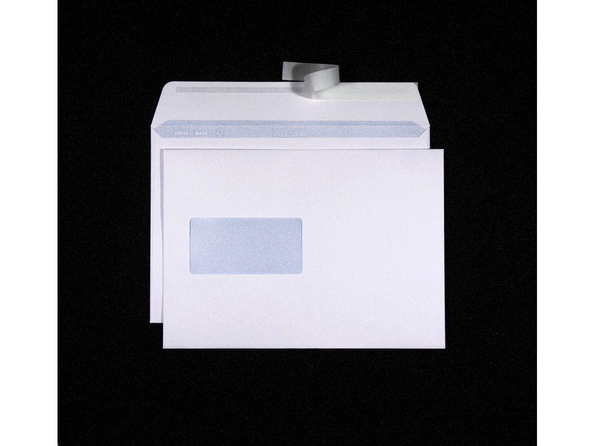METTLER Couvert Fenster links B5 8095-120 120g, ultraweiss 500 Stk. (7640126060408)