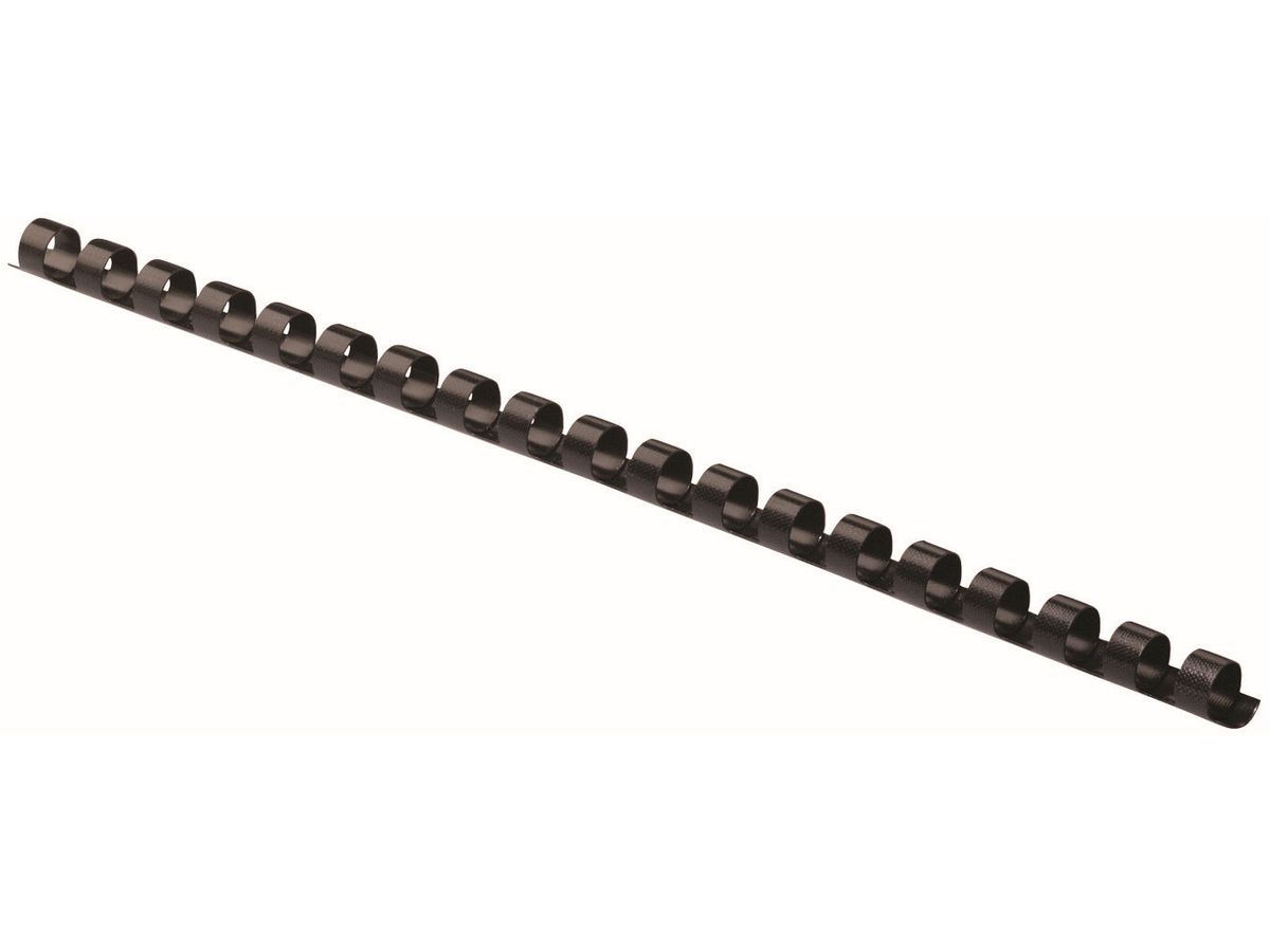 FELLOWES Plastikbinderücken 6mm 5330302 schwarz 25 Stück (0077511533037)