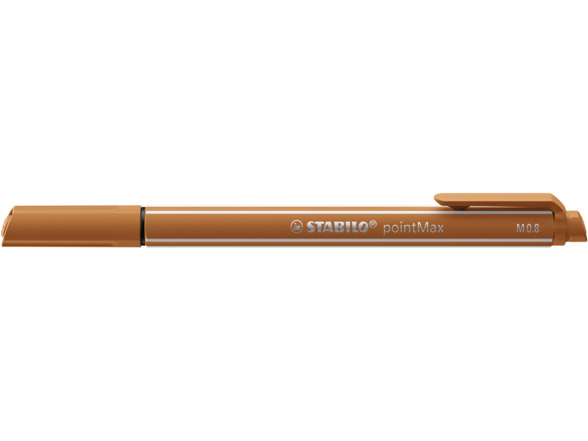 STABILO Fineliner PointMax 0.8mm 488/89 ocra scuro (4006381503624)