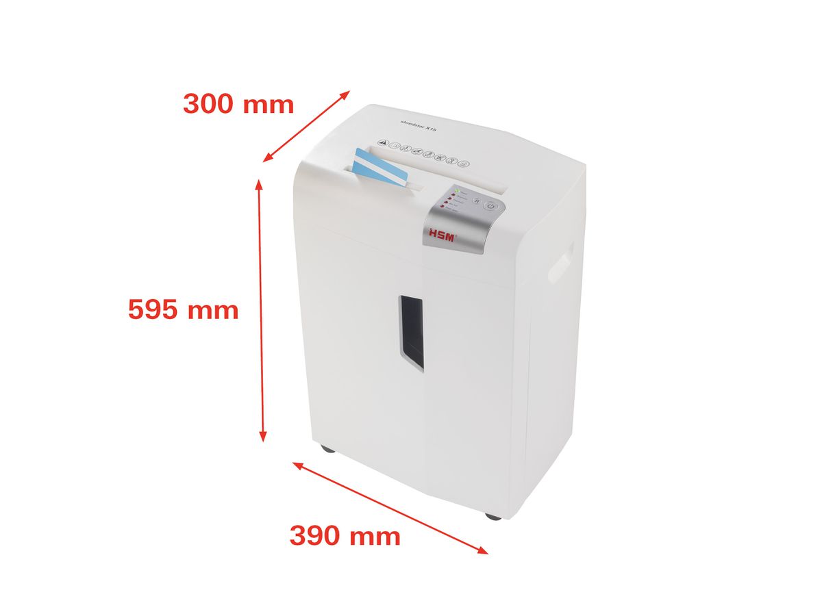 HSM Aktenvernichter shredstar X15 1030121 P-4, 26lt (4026631057752)