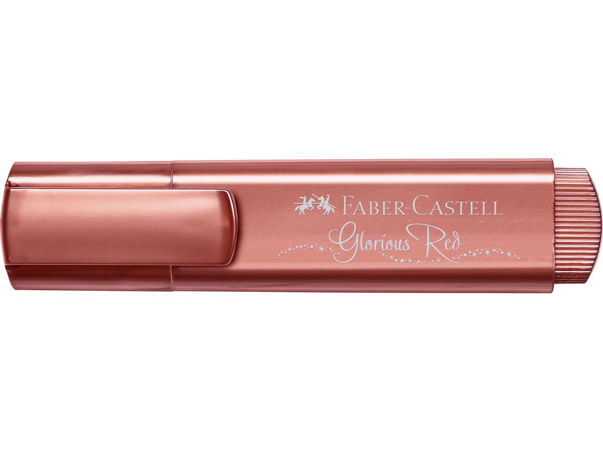 FABER-CASTELL Marker 46 Metallic 1.2-5mm 154673 glorious red (4005401546733)