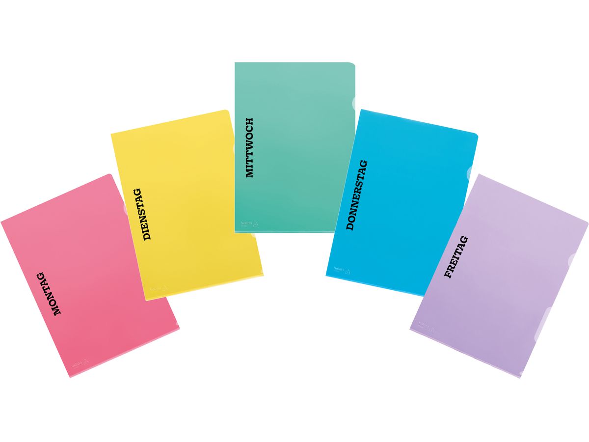 KOLMA Sichtmappe Fashion Wochentage 59.903.19 A4 assortiert 10 Stück (7611967591864)