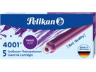 PELIKAN Inchiostro 4001 GTP/5 310664 porpora 5 pezzi (4012700310668)