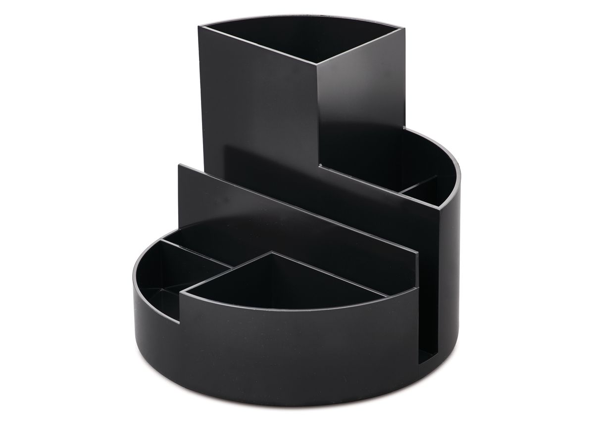 MAUL Stifteköcher Recycle 6.35 6 Fächer, 14cm,12.5cm,schwarz (4002390087568)