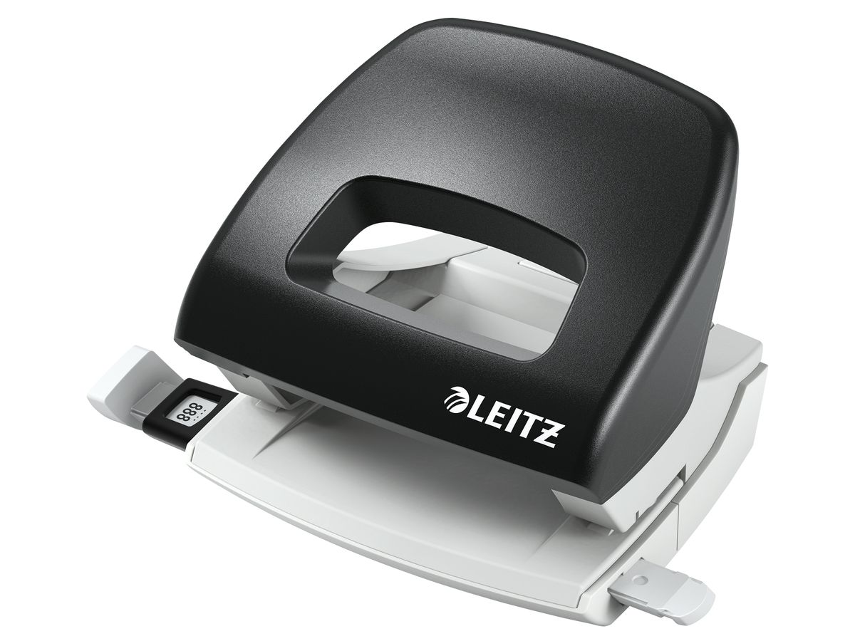 LEITZ Bürolocher NewNeXXt 1.6mm 50380095 schwarz f. 16 Blatt (4002432310609)