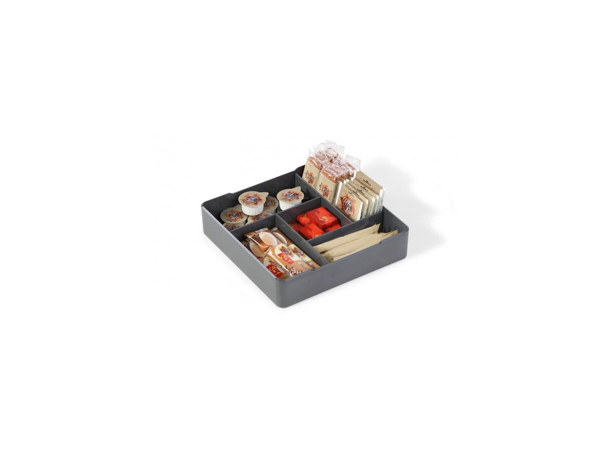 DURABLE Coffee Point Case 338658 Serviertablet 5 Unterteilungen (4005546978680)