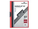 DURABLE Klemmhefter DURACLIP 60 220903 für 60 Blatt A4 rot (4005546210476)