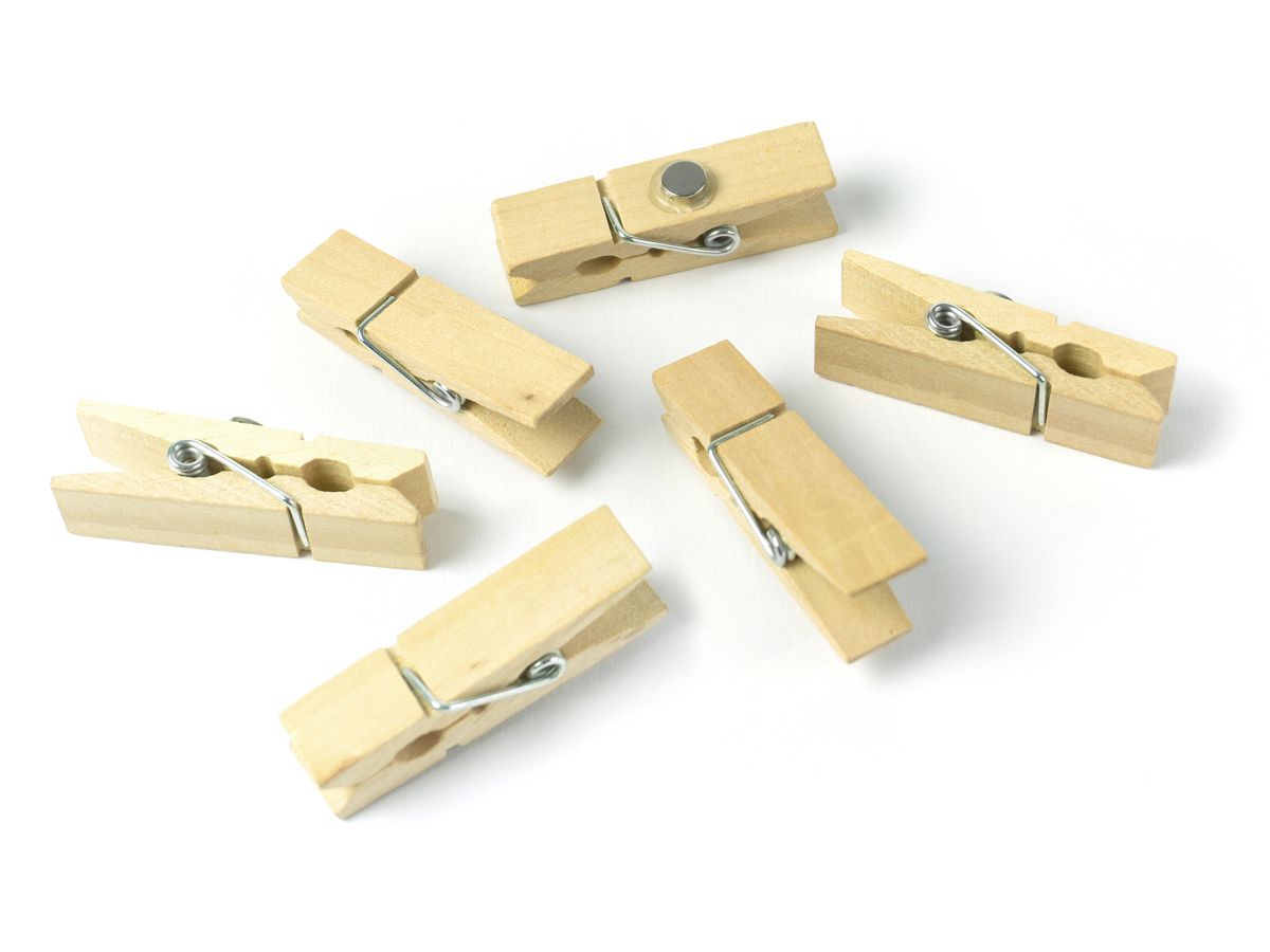 TRENDFORM Calamite WOODY KLIP TF2930 6 pezzi, legno (7640169367946)