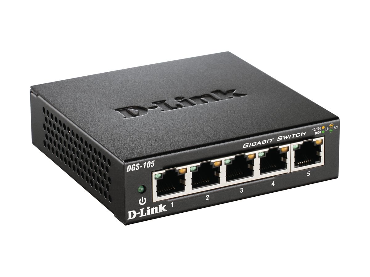 D-LINK DGS-105 5-Port Gigabit Switch DGS-105 (0790069368226)