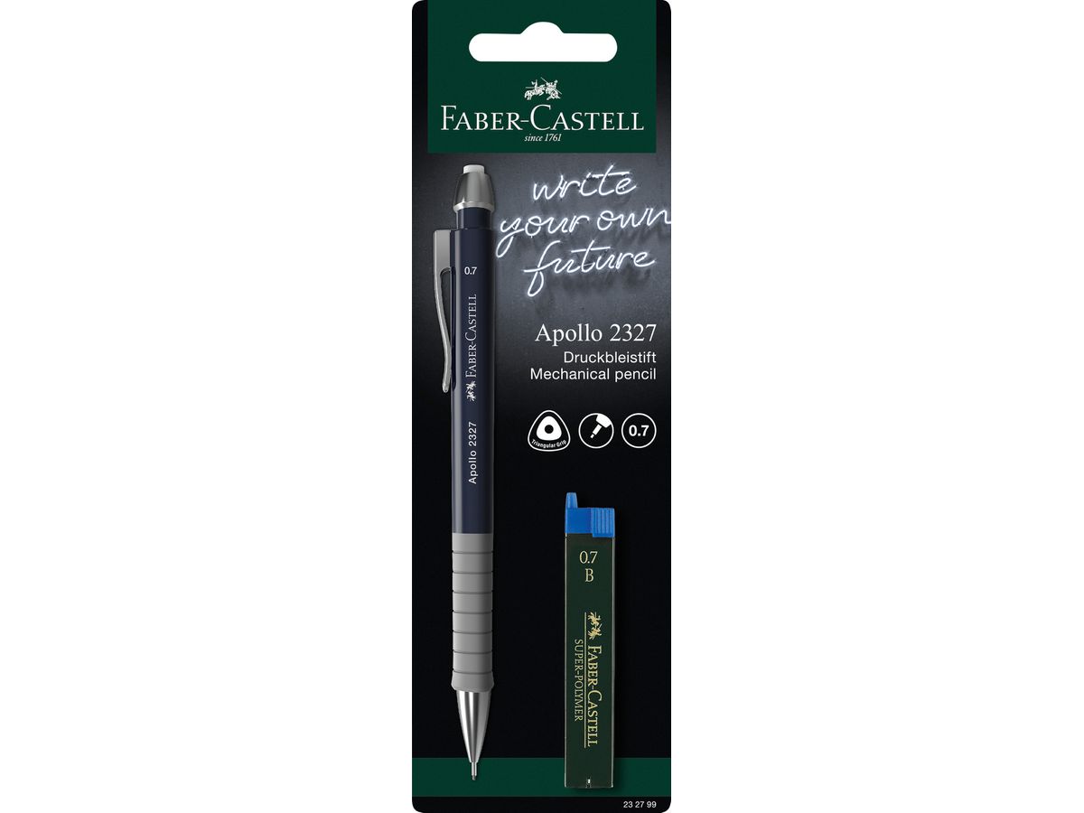 FABER-CASTELL Portemine Apollon 232799 avec mines, ass. (4005402327997)