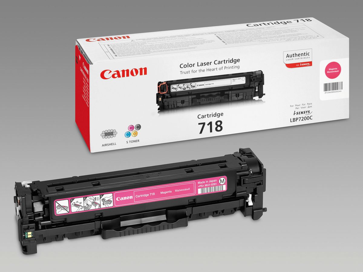 CANON Modulo di toner 718 magenta 2660B002 LBP 7200 2900 pagine (4960999628578)