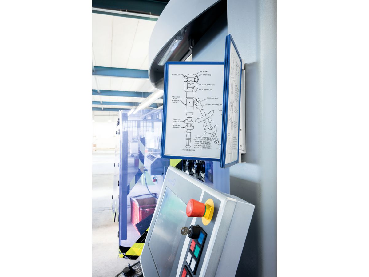 DURABLE Vario Magnet Wall, 5 Sherpa A4 591407 Set, dunkelblau (4005546987613)