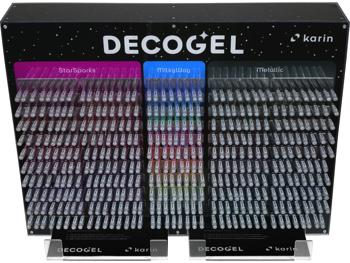 KARIN Gelpen DECOGEL 1.0 50 Colors 30C4 Display 400 pcs. (5904446029555)