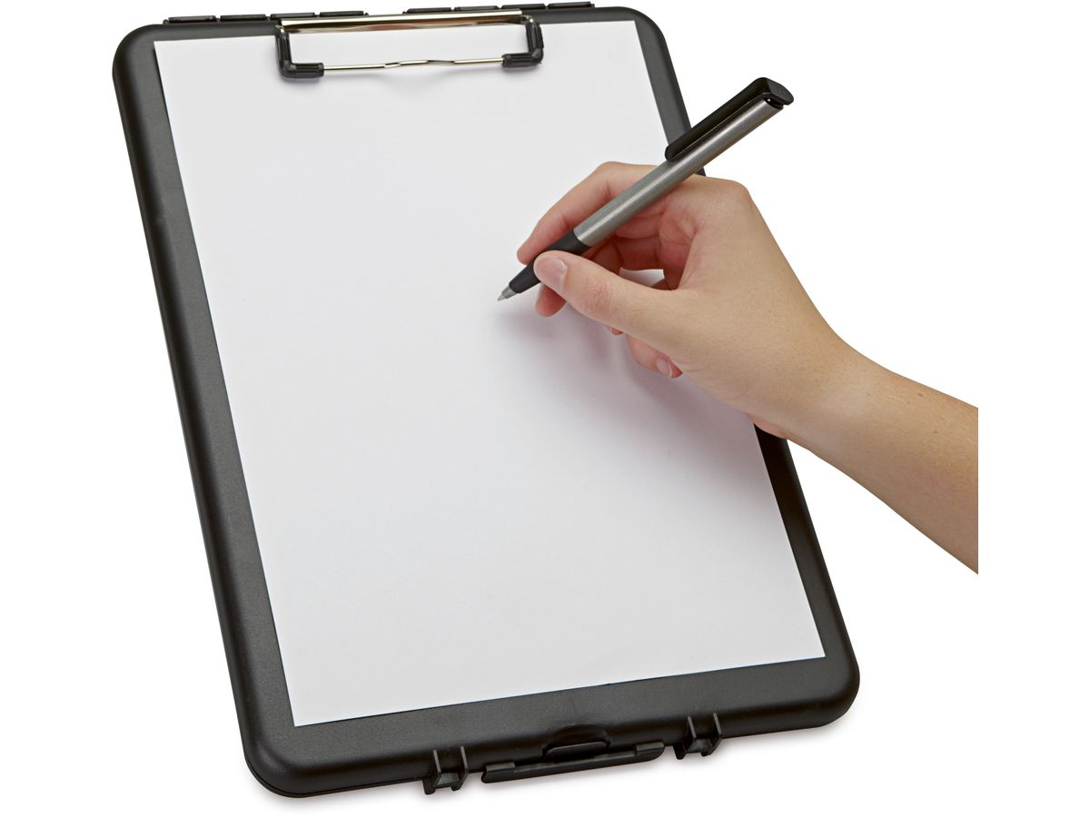 MAUL Schreibplatte A4 Kunststoff 6.70 mit Aufbewahrungsfach, schmal (4002390066297)