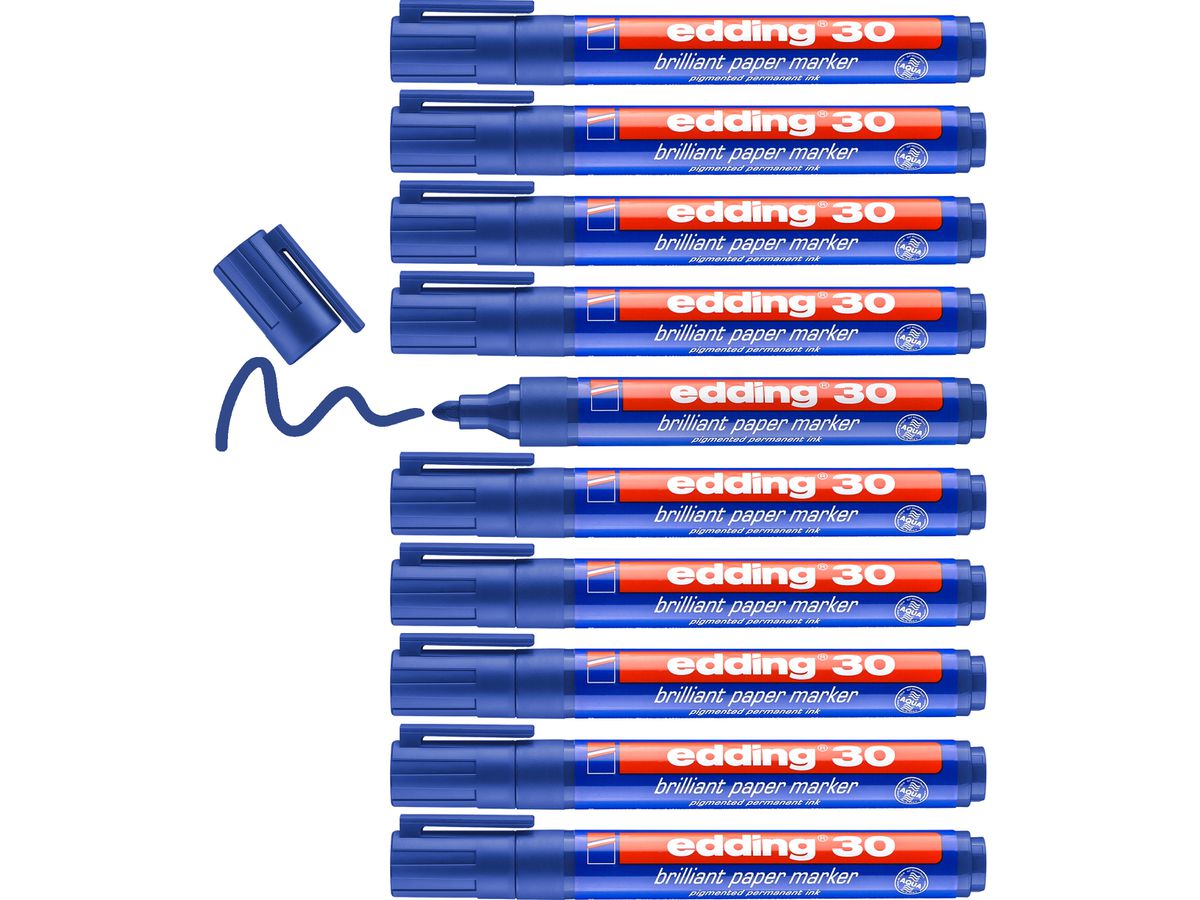 EDDING Permanent Marker 30 30-3 blu (4004764305100)