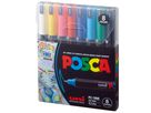 UNI-BALL Fineliner Posca 0.7mm PC-1MR 8C 8 colori ass. (4902778246061)