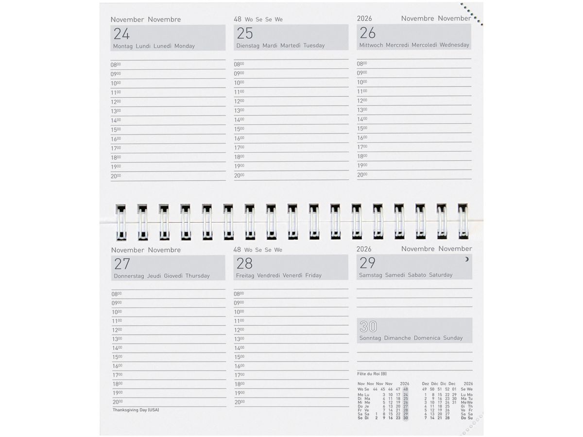 BIELLA TA Terminet Wire-O 2026 831778000026U 1W/2S Ersatz ML 15.3x8.5cm (7611365526192)