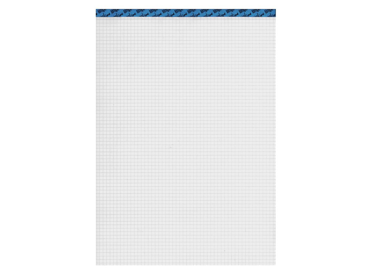 BÜROLINE Büroblock weiss A4 725279 kariert, 80g, 4mm 100 Blatt (7612532058690)