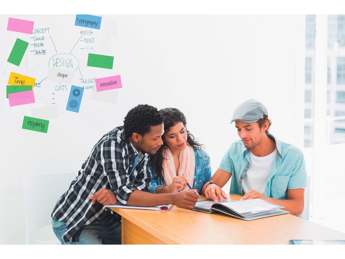 LEGAMASTER Magic-Chart Notes 10x20cm 7-159494 farbig ass. 250 Stück (8713797083942)